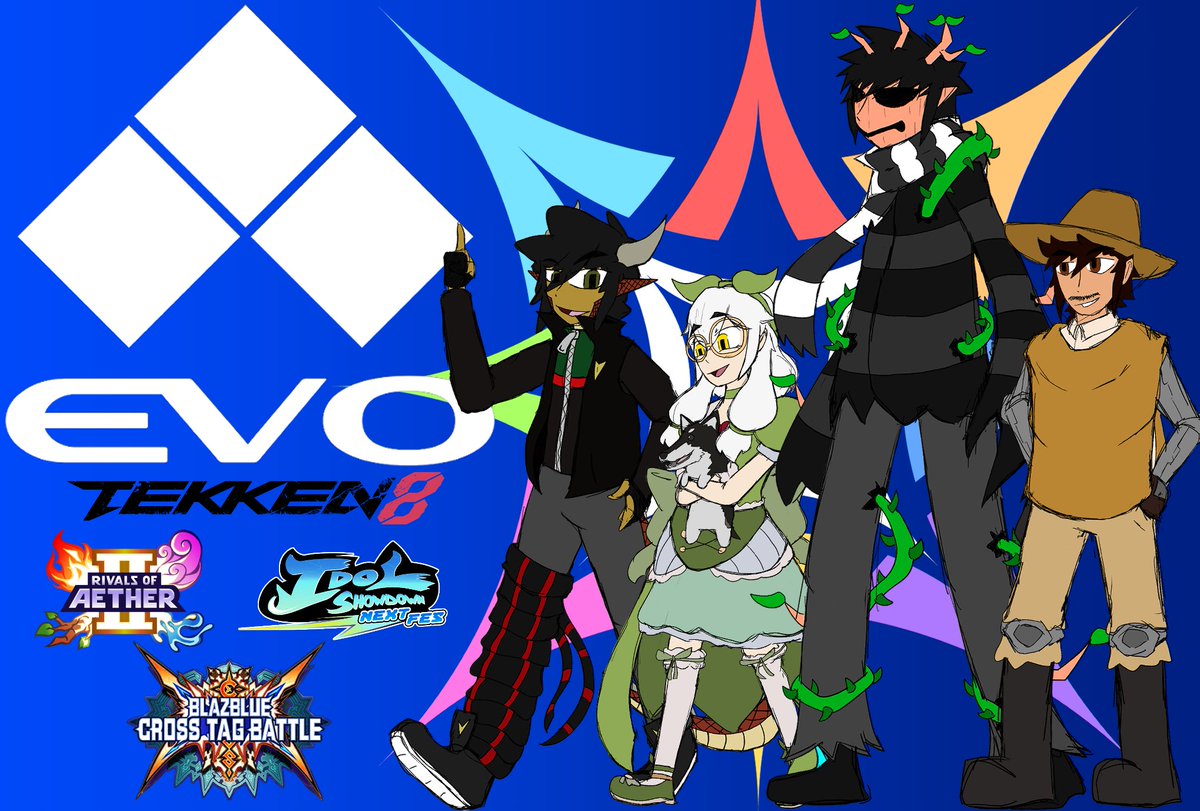 MewTuna (@mewtuna) on Twitter photo Happy to be going to EVO again this year but this time I HAVE FRIENDS WITH ME!!! Lets enjoy this Evo together y'all <a href="/Puppet_Uw/">Puppet (Evo champ)</a> <a href="/BellBloomfield/">Bellami Bloomfield 🌱 pngtuber</a> <a href="/MexeroG/">Mexero GG</a> Happy to be going to EVO again this year but this time I HAVE FRIENDS WITH ME!!! Lets enjoy this Evo together y'all <a href="/Puppet_Uw/">Puppet (Evo champ)</a> <a href="/BellBloomfield/">Bellami Bloomfield 🌱 pngtuber</a> <a href="/MexeroG/">Mexero GG</a>
