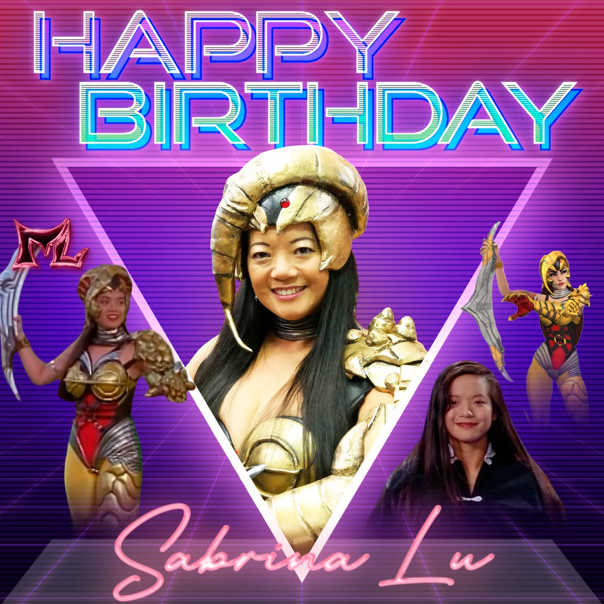 MorphinLegacy's tweet photo. Join Us In Wishing A HAPPY BIRTHDAY To Sabrina Lu!

💛💛💛

(Scorpina - #MMPR &amp; #BattleForTheGrid)

#PowerRangers https://t.co/NBxqnY48kl