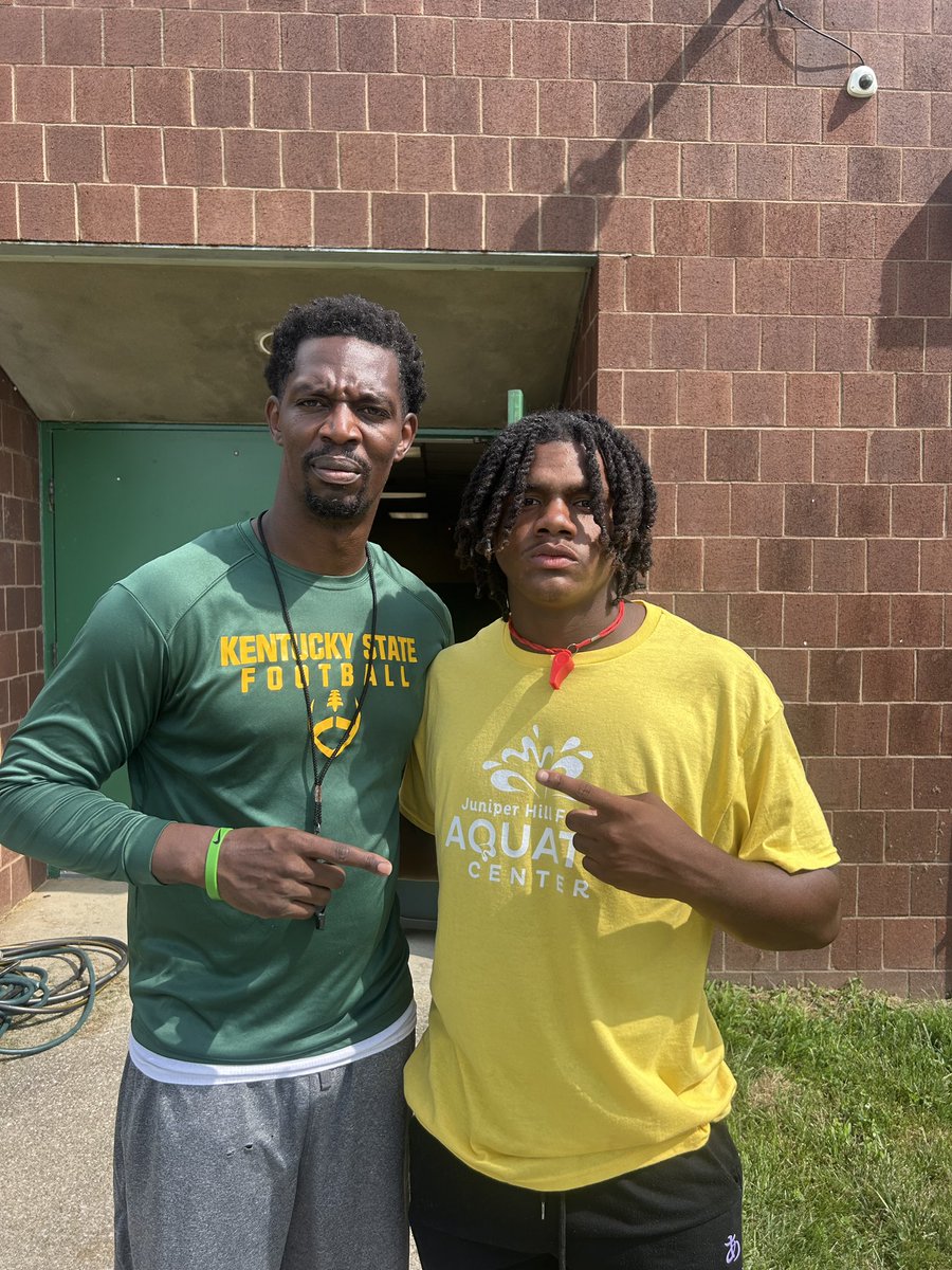 Jack Oldham IV (RB/DR) from Franklin County High School in Frankfort, KY had a great day competing at Coach Felton Huggins Jr. Kentucky State Football Camp
<a href="/Jackoldham_IV/">Jack Oldham IV</a>