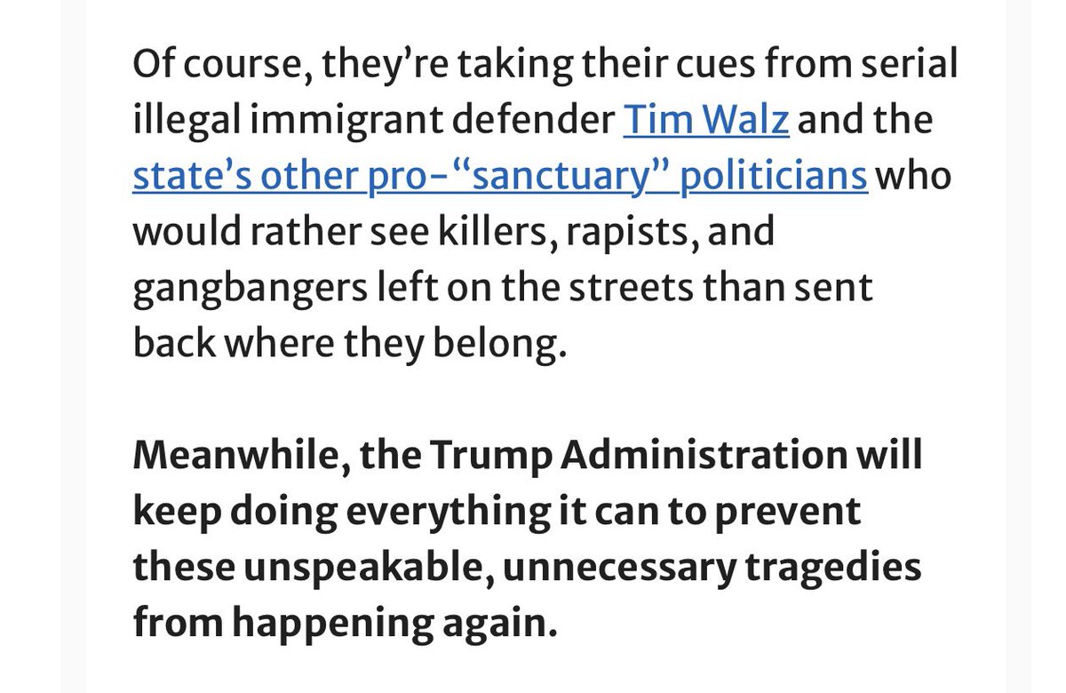 Liz Collin (@lizcollin) on Twitter photo JUST IN: The White House blasts <a href="/StarTribune/">The Minnesota Star Tribune</a> for coverage of illegal immigrants:
“Why are media outlets like the Star Tribune so obsessed with running cover for the criminal illegal immigrants putting our communities at risk?” JUST IN: The White House blasts <a href="/StarTribune/">The Minnesota Star Tribune</a> for coverage of illegal immigrants:
“Why are media outlets like the Star Tribune so obsessed with running cover for the criminal illegal immigrants putting our communities at risk?”