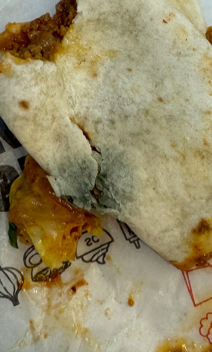 All Things Life (@allthingslife_1) on Twitter photo Anyone with some reach please repost this.
.<a href="/DelTaco/">Del Taco Restaurants</a> just served my a molded taco shell.
Their employees didn’t care.
I’ve tried to reach out to <a href="/DelTaco/">Del Taco Restaurants</a> but no response.
They should be ashamed!!!!
By the way <a href="/DelTaco/">Del Taco Restaurants</a> I ate 3/4 of that before. Saw the MOLD!!
What if I get sick? Anyone with some reach please repost this.
.<a href="/DelTaco/">Del Taco Restaurants</a> just served my a molded taco shell.
Their employees didn’t care.
I’ve tried to reach out to <a href="/DelTaco/">Del Taco Restaurants</a> but no response.
They should be ashamed!!!!
By the way <a href="/DelTaco/">Del Taco Restaurants</a> I ate 3/4 of that before. Saw the MOLD!!
What if I get sick?