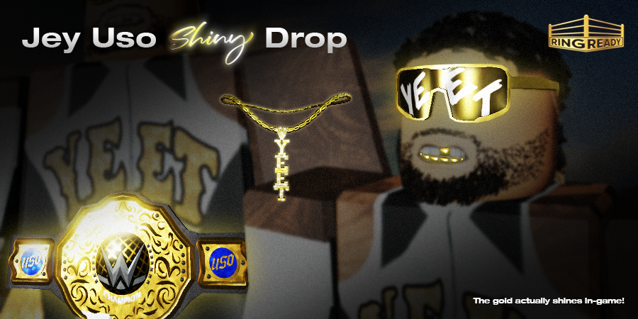 Don't miss our new drop that uses PBR features to make your items ✨SHINE✨ in-game!

Pick yours up today:
roblox.com/games/12852951…
#Roblox #WWE #WWERaw #SummerSlam #RobloxDev