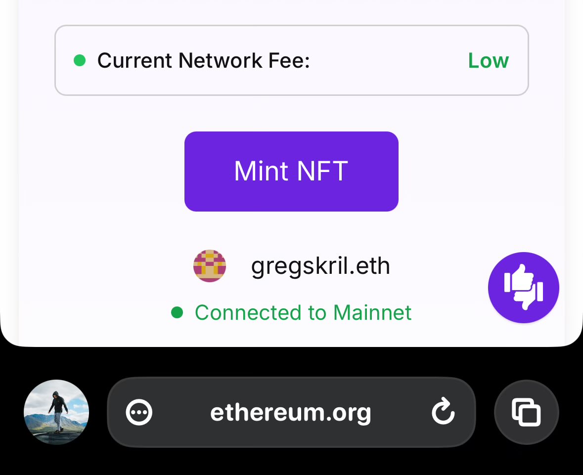 ethereum dot org knows my ENS name when i connect my wallet, nice

your app should too