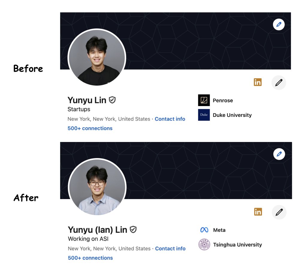 Day 1 of A/B testing my linkedin until i get a DM from Meta
