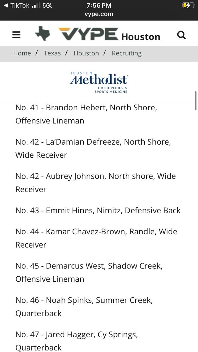 La’Damian Defreeze (@ldefreeze) on Twitter photo Honored to be recognized as one of the top 60 prospects in Houston. This just the beginning. #NextUp 🔒<a href="/vypehouston/">VYPE Houston</a> <a href="/jackson_dip/">Jackson DiPasquale</a> <a href="/RecruitEastside/">Recruit North Shore</a> Honored to be recognized as one of the top 60 prospects in Houston. This just the beginning. #NextUp 🔒<a href="/vypehouston/">VYPE Houston</a> <a href="/jackson_dip/">Jackson DiPasquale</a> <a href="/RecruitEastside/">Recruit North Shore</a>