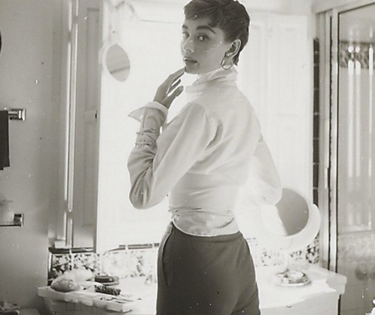 audrey hepburn photographed by mark shaw during the production of ‘sabrina’ in 1953
