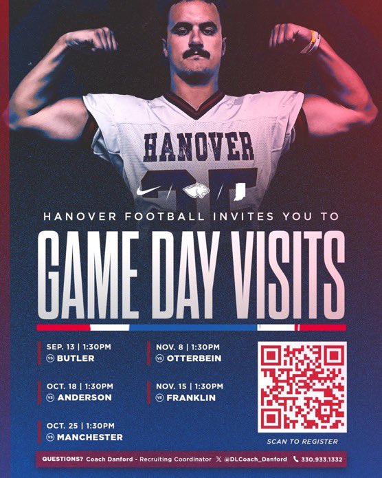 Nick Hanselman (@nickhanse90) on Twitter photo Thank you <a href="/DLCoach_Danford/">Andrew Danford</a> for the game day invite at <a href="/HanoverFTBL/">Hanover Football</a> !!
<a href="/MTHEO12/">Matt Theobald</a> <a href="/Coach_Rankin/">Ron Rankin</a> <a href="/CoachHartJHS/">Derek Hart</a> <a href="/CoachManers/">Jared Maners</a> <a href="/CoachPeak13/">KeAundre Peak</a> <a href="/Bryan_Ault/">Bryan Ault - Midwest Scout</a> #JVE Thank you <a href="/DLCoach_Danford/">Andrew Danford</a> for the game day invite at <a href="/HanoverFTBL/">Hanover Football</a> !!
<a href="/MTHEO12/">Matt Theobald</a> <a href="/Coach_Rankin/">Ron Rankin</a> <a href="/CoachHartJHS/">Derek Hart</a> <a href="/CoachManers/">Jared Maners</a> <a href="/CoachPeak13/">KeAundre Peak</a> <a href="/Bryan_Ault/">Bryan Ault - Midwest Scout</a> #JVE