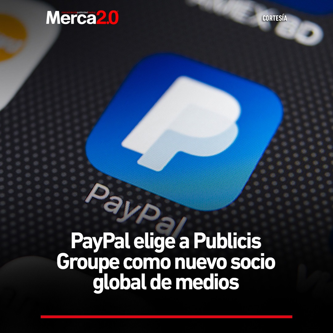 Merca20's tweet image. 🎉 PayPal anunció la designación de Publicis Groupe como su nuevo socio global para la compra y planificación de medios, desplazando a WPP Media, que había manejado la cuenta desde 2023.

#PublicisGroupe #PayPal #merca20 

Continúa leyendo zurl.co/o9U4U