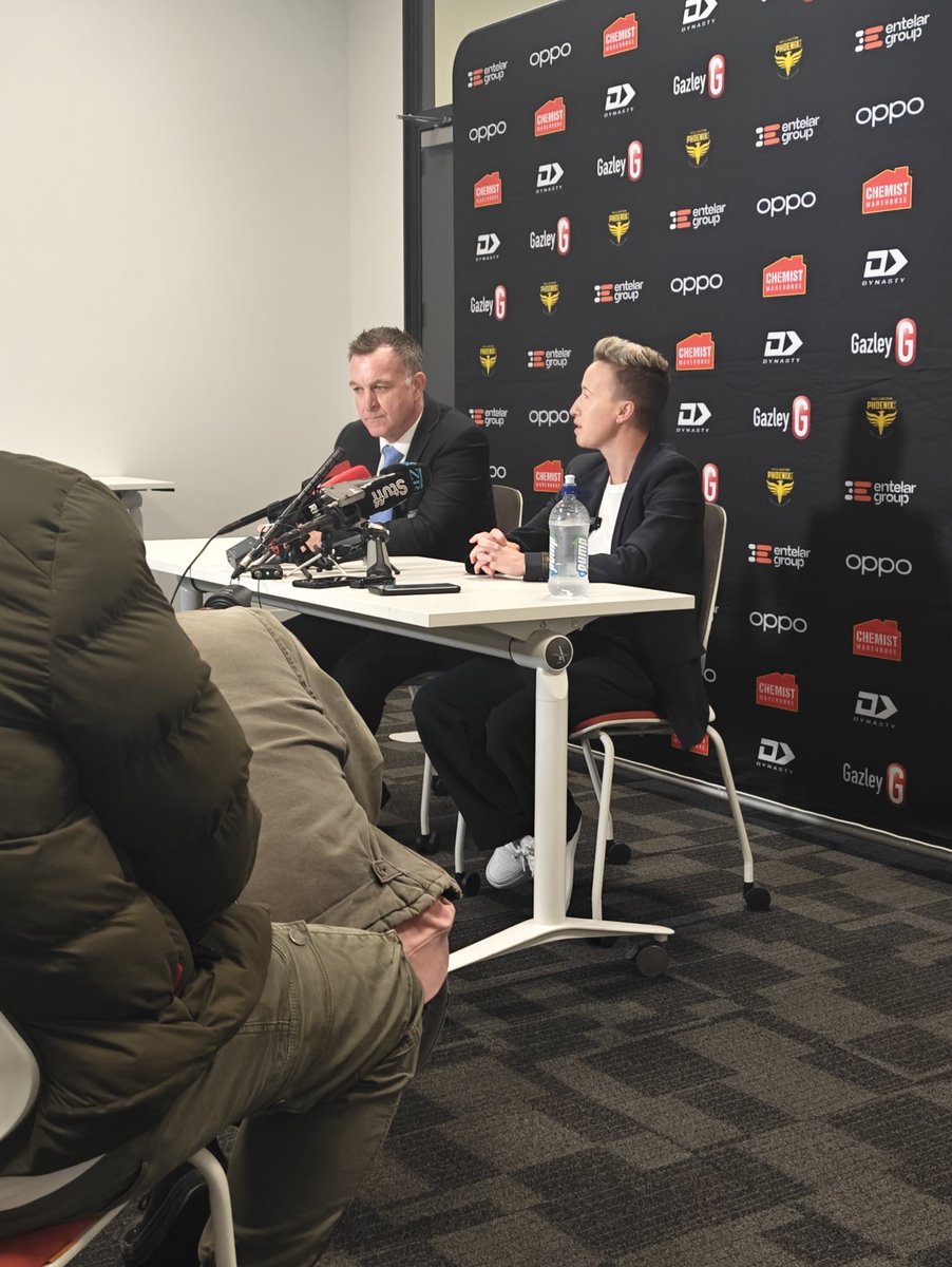 Bev doing her first presser