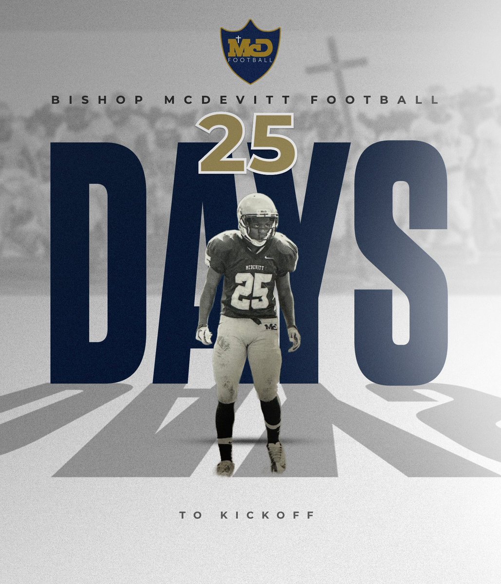 🔵COUNTDOWN TO KICKOFF🟡
#McD ✝️✝️
#GoCrusaders ⚔️⚔️
#WarEagle