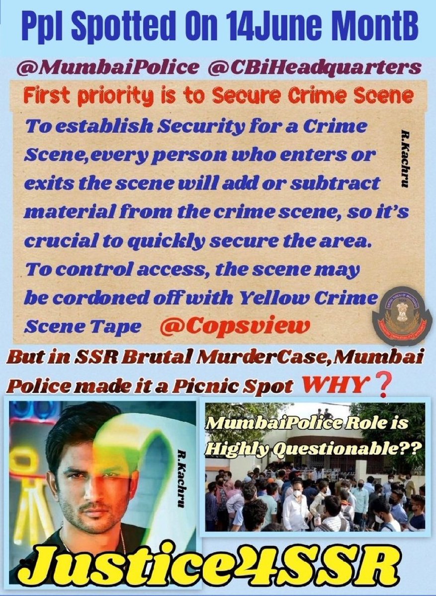 I Am Sushant
I Didn't Die By Su!c!d€
I Was Brutally Mu®d€®€d

#JusticeForSushantSinghRajput 
#BoycottBollywoodcompletelyforever 

Ppl Spotted On 14June MontB