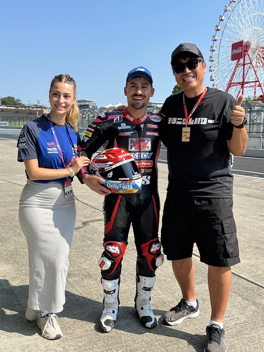 チームにロビン・ムルハウザー選手合流❗️
イケメンです😎

#チタニウムパワー　#鈴鹿8耐