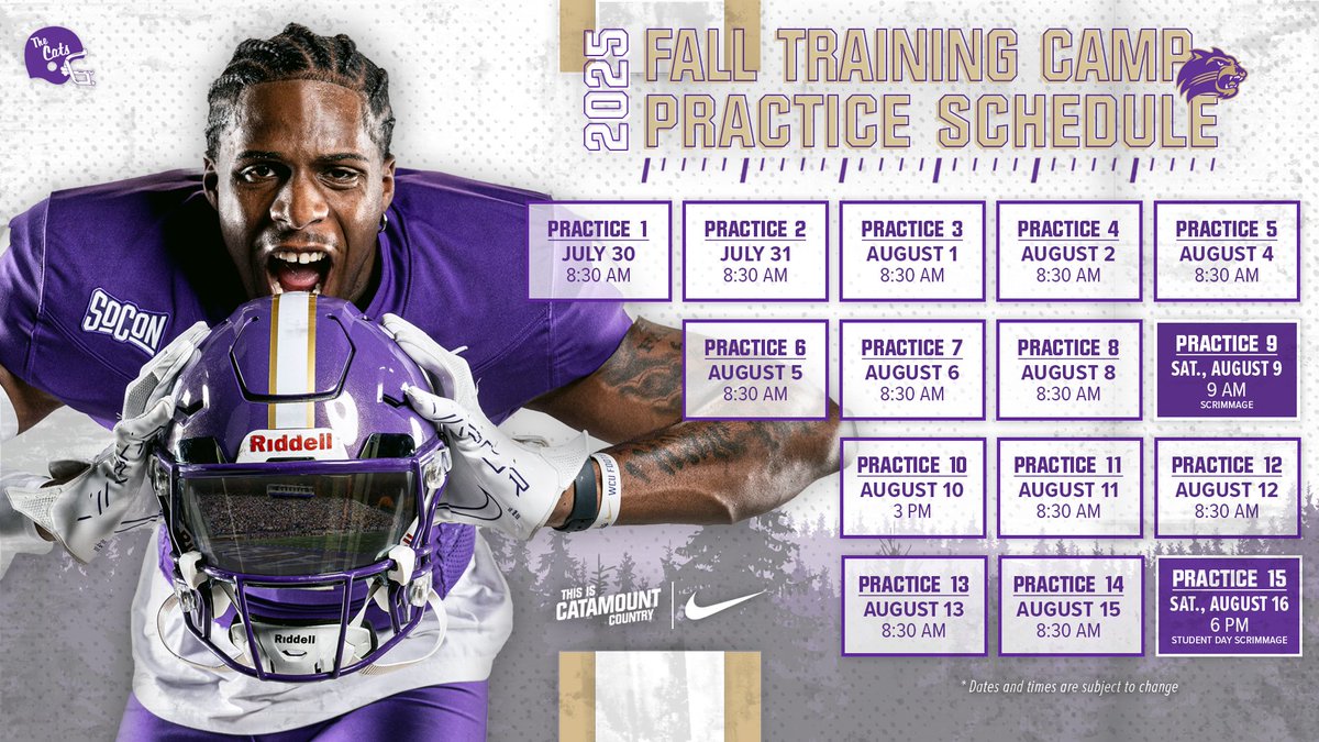 Just one more sleep until it begins...

#CatamountCountry | #NoExcuses