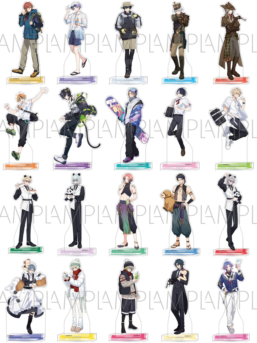 グッズ情報】 『18TRIP』よりRイラストを使用したアクリルスタンドが