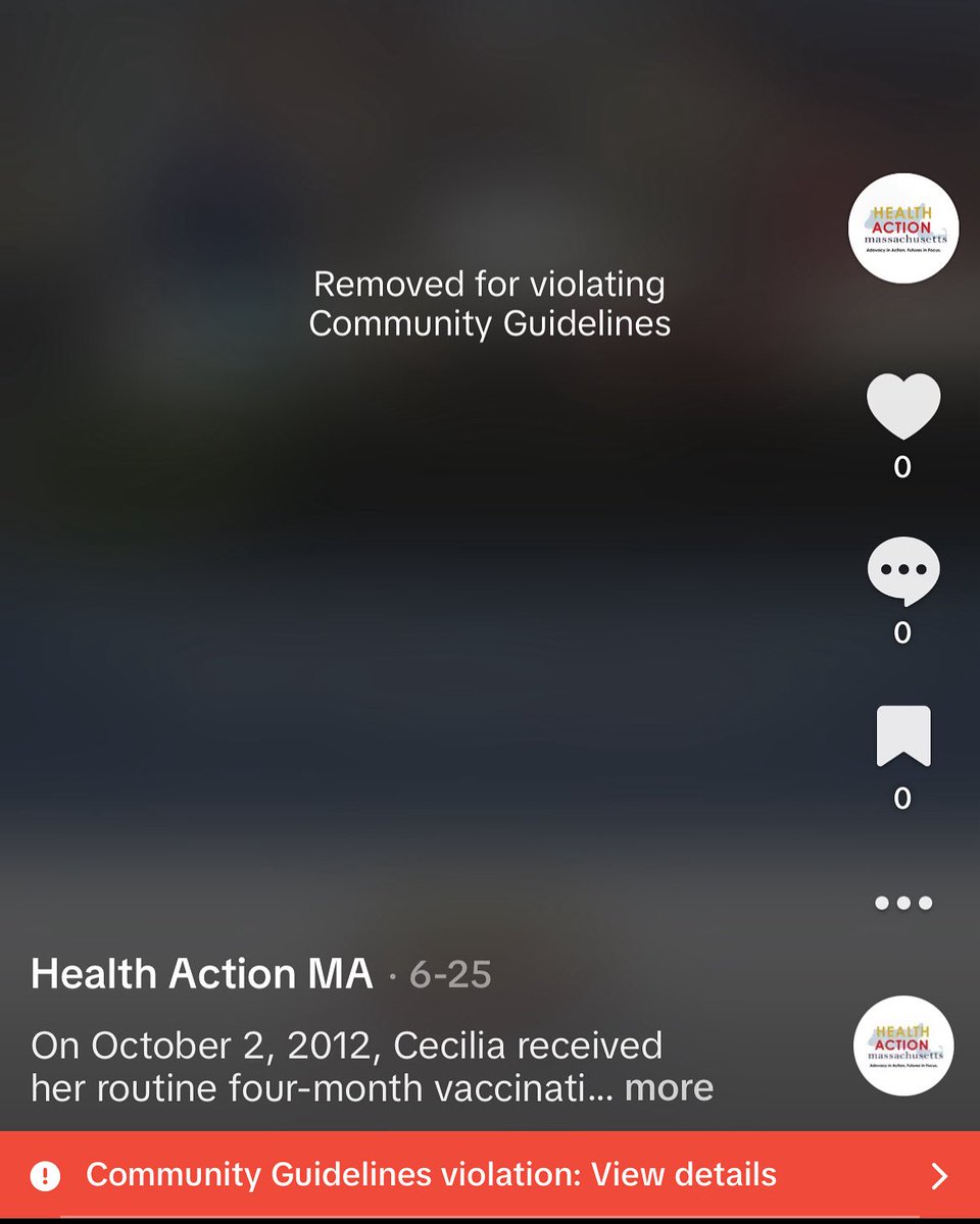 🚨 CENSORED on TikTok — But This Was Public Testimony at the Massachusetts State House.

We shared the story of Cecilia, a beautiful little girl who suffered a catastrophic vaccine injury after her routine childhood shots. Years later, she succumbed to those injuries.

Her