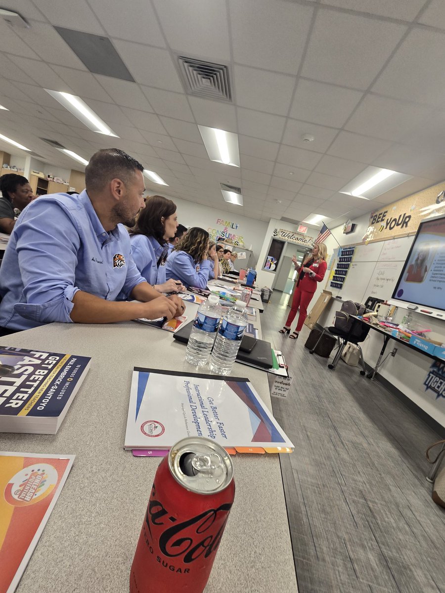 Arredondo_CHS's tweet image. &quot;Unleash Potential.&quot; That&apos;s the theme of #SLC2025, and our leadership team has Student Success in clear focus! A great Day 1 with Team-Tigers! #SquadGoals #TPND @CCISD 💪🏽🐅📈