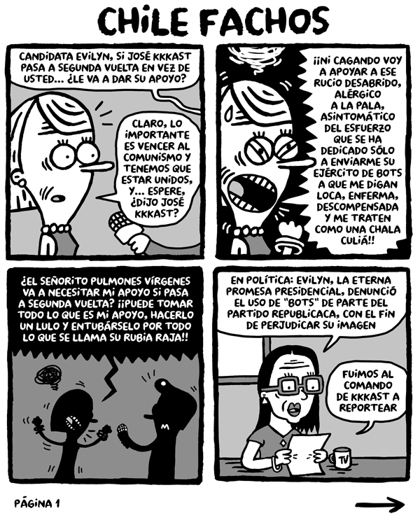 malaimagen's tweet photo. CHILE FACHOS 👽 
Estas historietas se publican de forma libre en internet. Si quieres que sigan existiendo, apóyame en @eSponsor_ y accede a material exclusivo. Gracias! https://t.co/xytooRFlvu https://t.co/VY8KvBjcV6