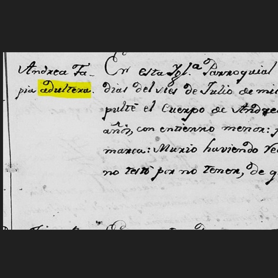 "Andrea Tapia, adúltera". Oye, el cura hablador! Ni en la muerte la deja tranquila!!
Jajaja, no. Lo que pasa es que el cura en vez de escribir adulta, puso adúltera, jajaja. Lo hizo con varias personas y también hay "adúlteros", por si acaso.
#Genealogía #Curas #Chile