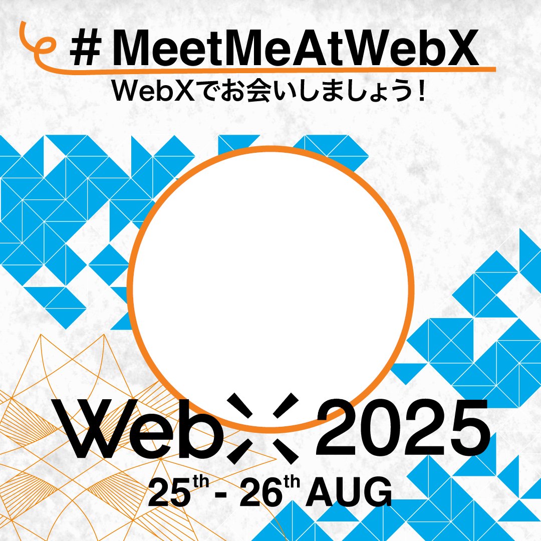 【WebX 2025】Personalized Visual 🖼️
Looking to make meaningful connections at WebX 2025?
Visit the link below to create your own personalized visual, and announce your WebX plans with the hashtag #MeetMeAtWebX 🤝

2025.webx-asia.com/x/