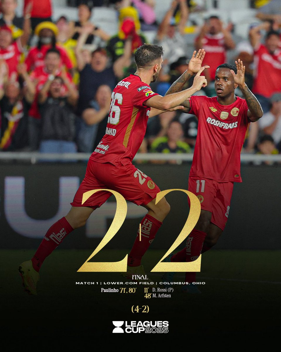 ⏱ #Penales | 👹 2-2 🟡

¡Ganamos la serie de penales en Columbus y el punto extra en nuestro primer partido de <a href="/LeaguesCup/">Leagues Cup</a>!

<a href="/calientesports/">Caliente Sports</a>