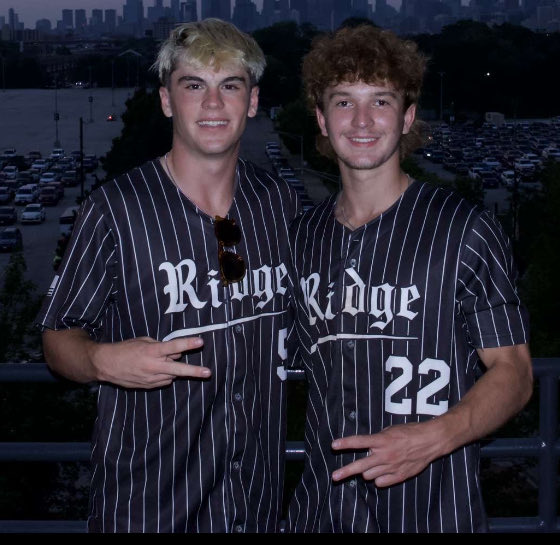 Brennan Coyle &amp; Riley Golden recognized at the Sox Game tonight for 3A All-State. ⁦<a href="/ridge_baseball/">PRHS Baseball - State - 08-1st, 14-4th, 21-2nd</a>⁩
