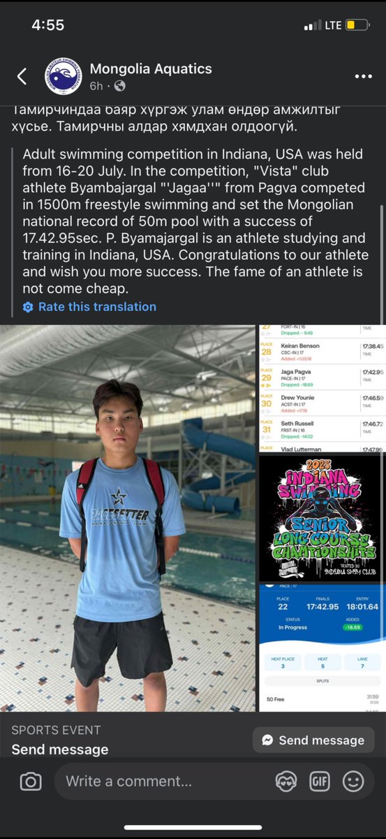 Jeff HS Swimming (@jeffhs_swd) on Twitter photo Received confirmation that our Sr, Jaga Pagva, set a Mongolian National record in the 1500 meter free at <a href="/INSwimming/">Indiana Swimming</a> state meet this month at IU Bloom. He will represent Mongolia at a World Cup meet in Indy this fall with brother and grad Margad. Congrats! <a href="/JeffRedDevilsAD/">Jeff Red Devils Athletic Dept.</a> Received confirmation that our Sr, Jaga Pagva, set a Mongolian National record in the 1500 meter free at <a href="/INSwimming/">Indiana Swimming</a> state meet this month at IU Bloom. He will represent Mongolia at a World Cup meet in Indy this fall with brother and grad Margad. Congrats! <a href="/JeffRedDevilsAD/">Jeff Red Devils Athletic Dept.</a>