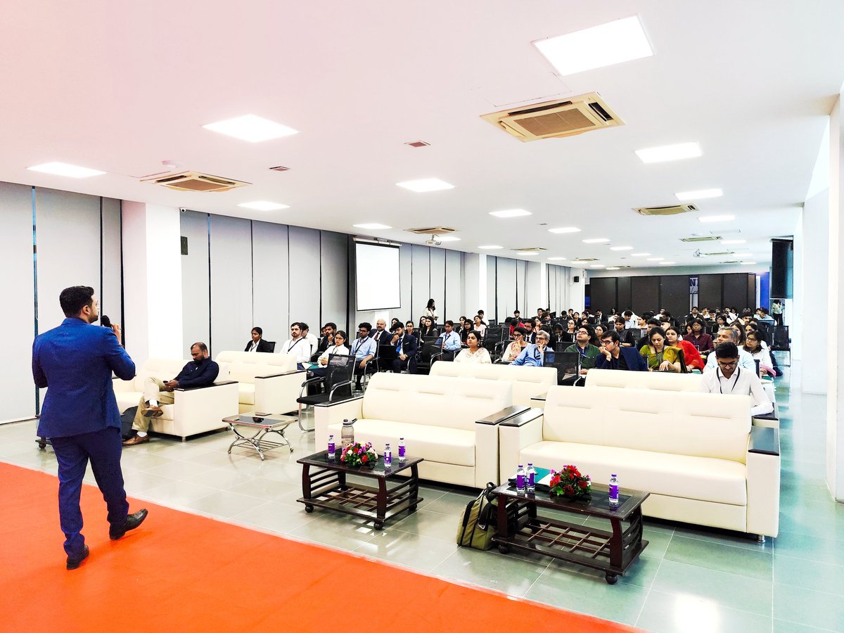 Niranjan Dev Bharadwaj 🇮🇳 (@niranjan_im) on Twitter photo Environmental activism is not drama. It is Dharma.
Honoured to deliver the plenary talk at Gujarat National Law University’s Intl Conference on Climate Justice.
Also chaired student paper sessions—brilliant, bold, and hopeful.
#ClimateJustice #VoicesForChange #GNLU
<a href="/gnluofficial/">Gujarat National Law University</a> Environmental activism is not drama. It is Dharma.
Honoured to deliver the plenary talk at Gujarat National Law University’s Intl Conference on Climate Justice.
Also chaired student paper sessions—brilliant, bold, and hopeful.
#ClimateJustice #VoicesForChange #GNLU
<a href="/gnluofficial/">Gujarat National Law University</a>