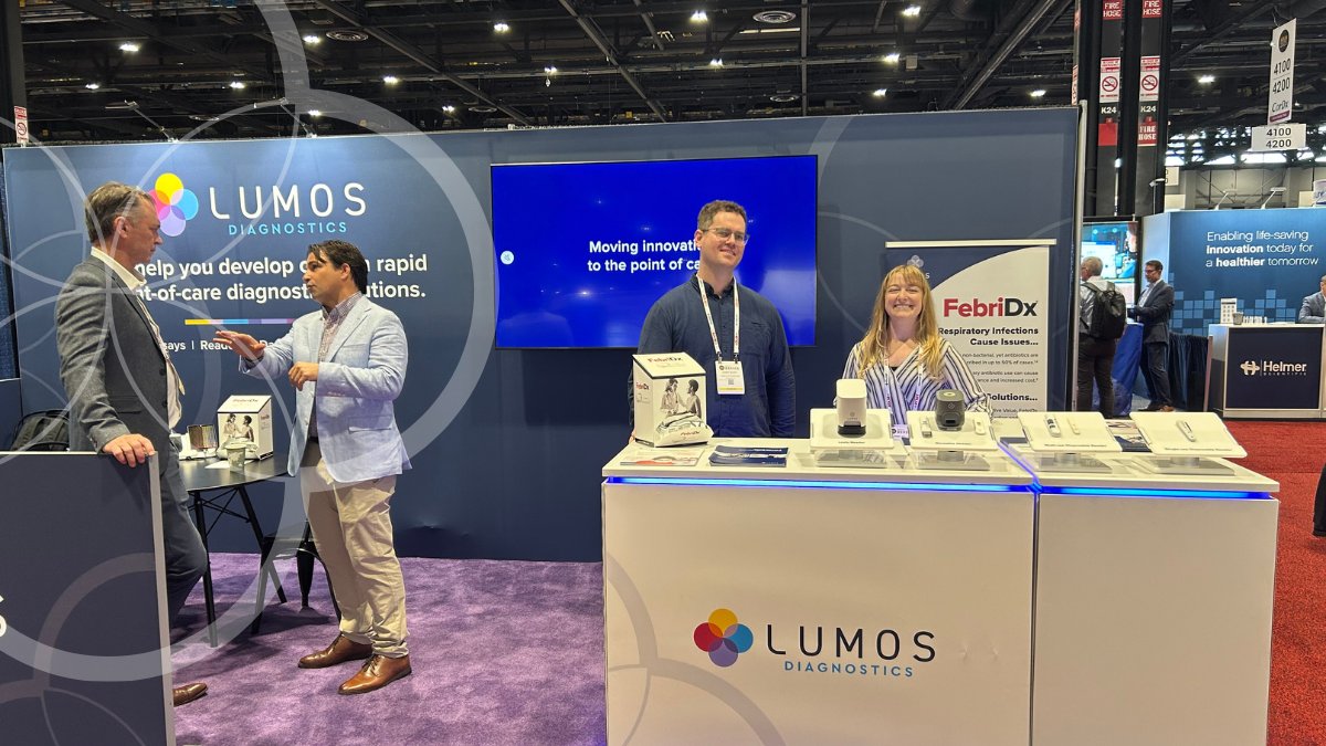 We’re live at #ADLM2025 in Chicago! Visit @Lumos_Dx at Booth 3651 connect with our team and learn more about FebriDx® and our end-to-end point-of-care diagnostic capabilities. $LDX #LDX #Lumos #pointofcare #diagnostics #rapidtest #medtech #FebriDx #healthcare #innovation