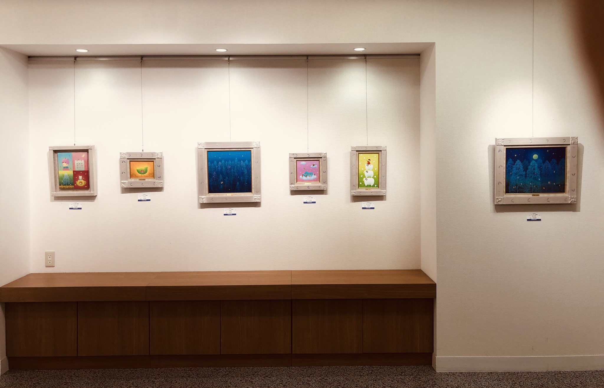 ノブサチ　絵画　個展にて　ひととき ノブ・サチ【油絵画家】 (@nobu_sach) / X