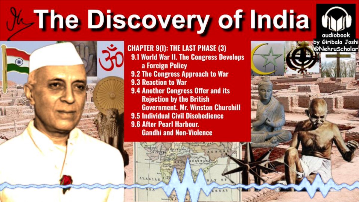 🎧 The Discovery of India | Chapter 9 "The Last Phase 3" (Part 1) 🎙️ Listen: youtube.com/watch?v=0K5Uwn…
WWII, Churchill, Gandhi’s Non-Violence, and Civil disobedience