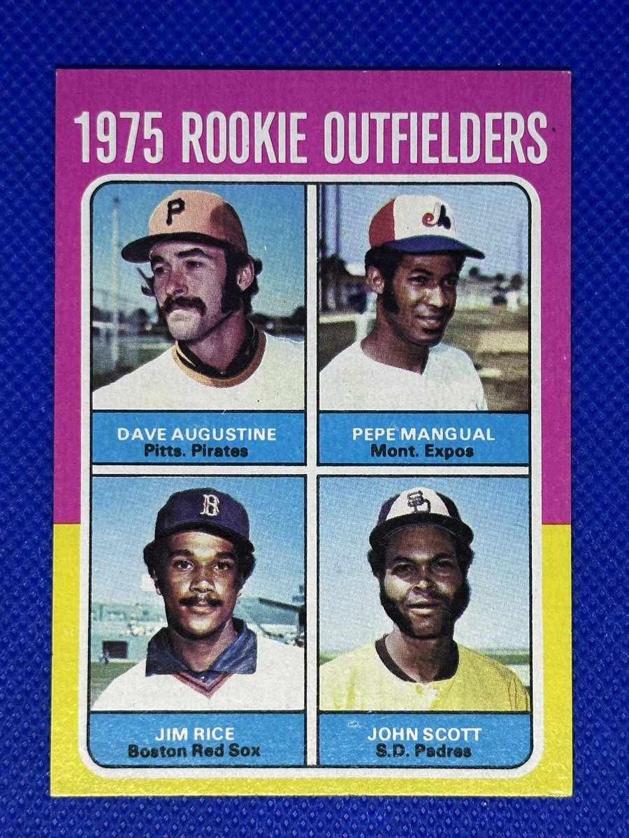 DocsSportsCard1's tweet image. Come join the stack sale! “Vintage house cleaning!”

$15

1975 Topps Jim Rice RC * EXMT to NrMT *

Plz see pinned tweet for rules and info.  Thx for looking! 😃