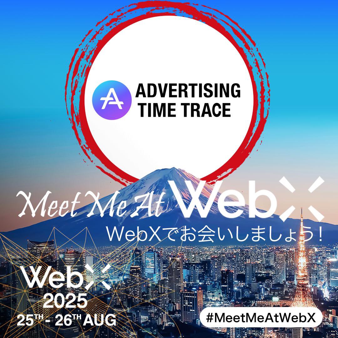 🔥 ATT Global is proud to be an official sponsor of WebX 2025 in Tokyo!

We’ll be onsite with a booth and a keynote session — come connect with us and explore what’s next in Web3.

🗓 Aug 25–26, 2025
📍 Tokyo, Japan

#WebX2025 #ATTGlobal #MeetMeAtWebX #Web3