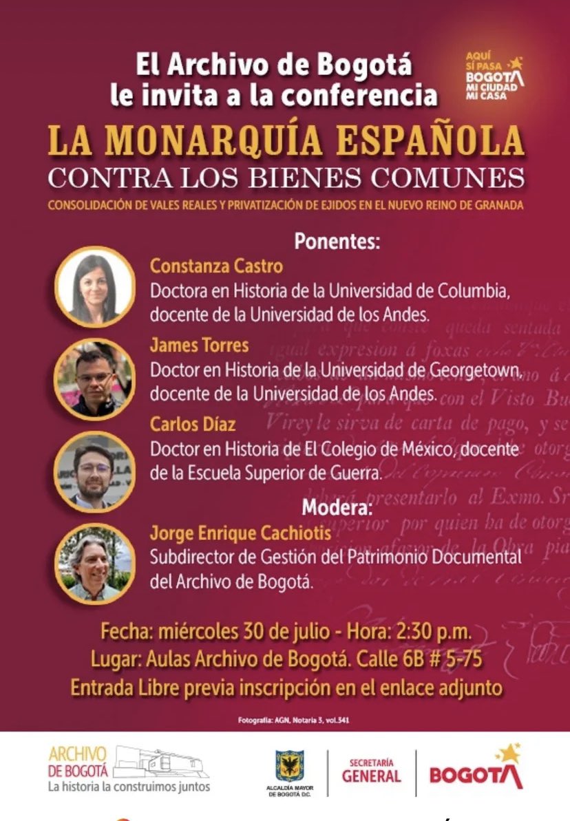 Tras años de paciente trabajo en los archivos presentamos mañana un nuevo balance de dos intentos de reforma fiscal y agraria que cambiaron la historia del país. Gran combo con <a href="/ConstanzaCBC/">Constanza Castro</a> y <a href="/Caadiazma/">Carlos</a> en el <a href="/ArchivodeBogota/">🇨🇴 Archivo de Bogotá</a>!