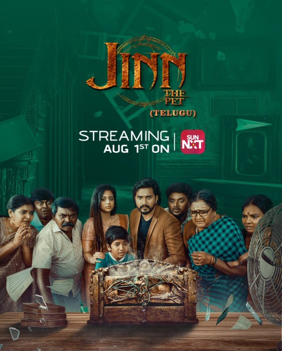#JinnThePet(Telugu) will be Streaming from 1st August on #SunNXT

Directed By - T.R. Bala

Starring - #MugenRao | #BhavyaTrikha