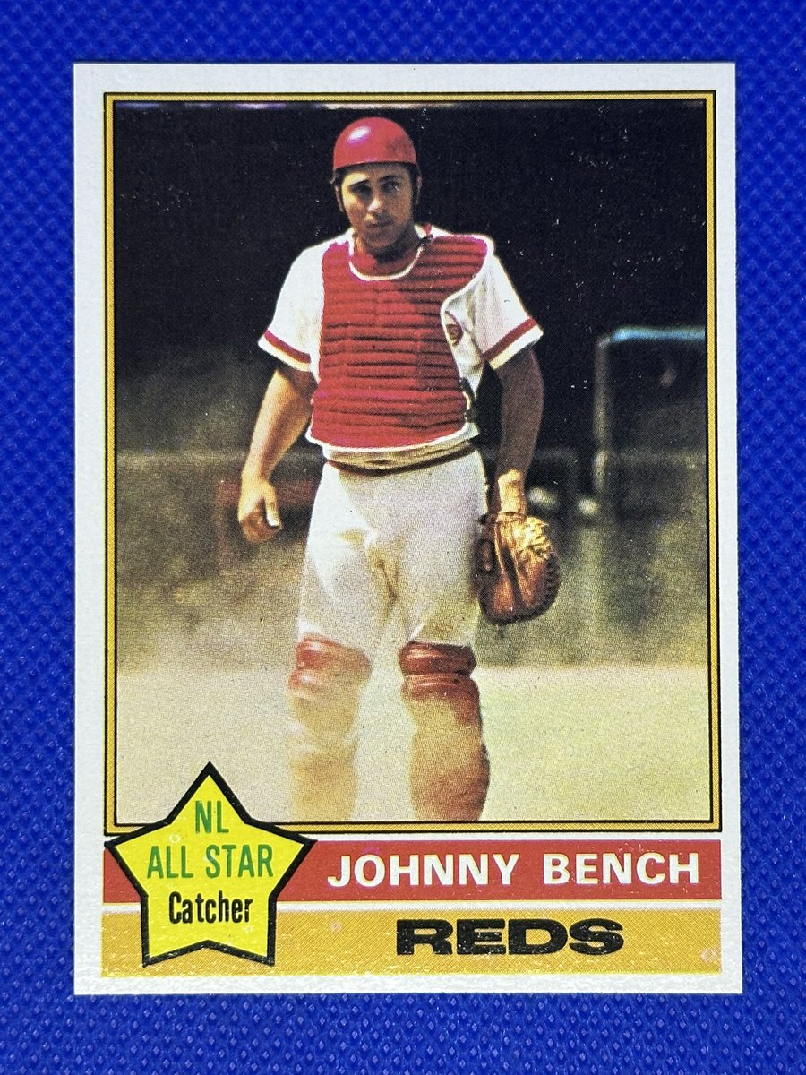 DocsSportsCard1's tweet image. Come join the stack sale! “Vintage house cleaning!”

$25

1976 Topps Johnny Bench * Nm-MT or better! * gorgeous card!!!

Plz see pinned tweet for rules and info.  Thx for looking! 😃