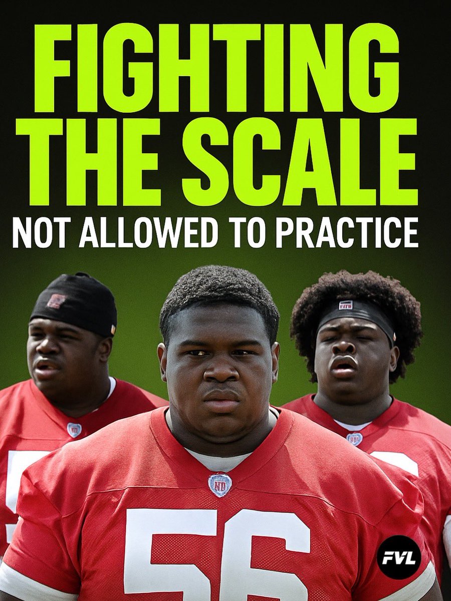 Desmond Watson came in at 450 lbs and isn’t being allowed to practice for the Tampa Bay Buccaneers. 

#FootballVille #FVL #DesmondWatson