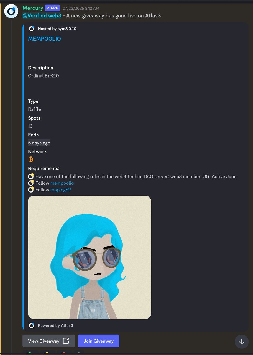 rgb0xSym 🟧 🧡 Ordzaar ꧁IP꧂ (@moping69) on Twitter photo I am so happy to share this <a href="/mempoolio/">MEMPOOLIO</a> win.
"XX" amount of spots for my two communities.
<a href="/web342069/">Web3 Techno</a> & <a href="/JustNFTsDAO11/">JustNFts DAO</a>
we are just getting started. more wins and collabs are coming. 🧑🍳🟧
Time to bring back ordinal meta 🟧. I am so happy to share this <a href="/mempoolio/">MEMPOOLIO</a> win.
"XX" amount of spots for my two communities.
<a href="/web342069/">Web3 Techno</a> & <a href="/JustNFTsDAO11/">JustNFts DAO</a>
we are just getting started. more wins and collabs are coming. 🧑🍳🟧
Time to bring back ordinal meta 🟧.