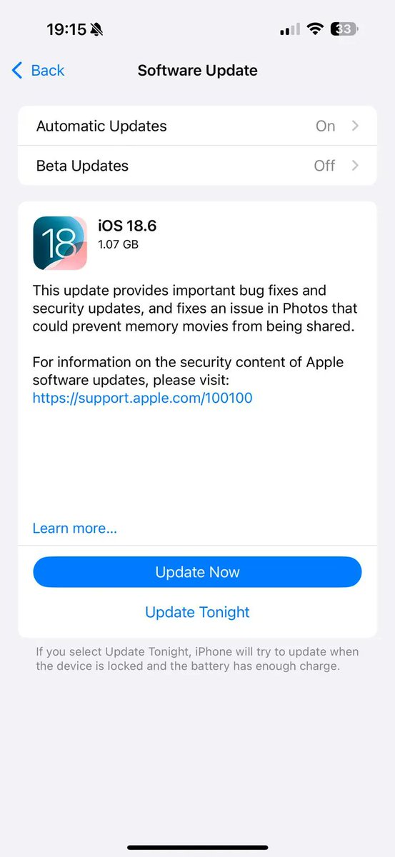 ultfone's tweet photo. 📱 iOS 18.6 are out!
Includes bug fixes, security updates, and a fix for memory movies not sharing in Photos.
✅EU users get new options for alternative app stores.
Update now: Settings > General > Software Update.
#iOS18 #ios26  #iPhone #iPad #EUtech https://t.co/i74oAIXnGm