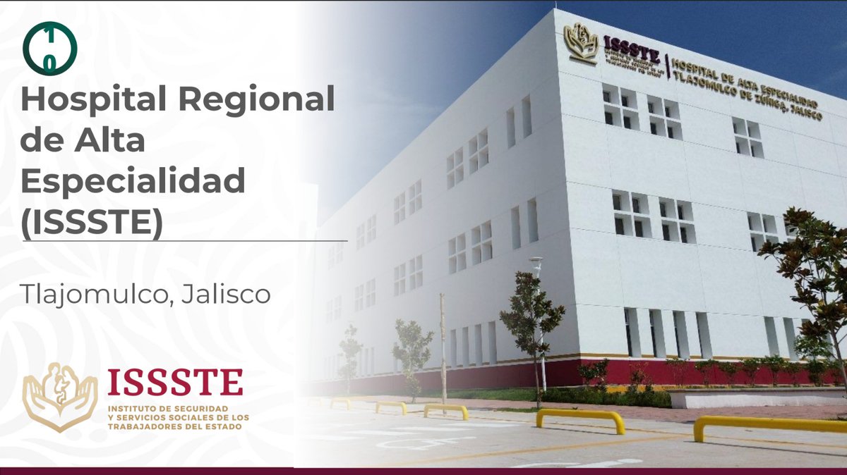 En esta mitad del año estaremos inaugurando y poniendo en marcha tres nuevos hospitales del <a href="/ISSSTE_mx/">ISSSTE</a>. Estarán ubicados en Jalisco, Guerrero y Tamaulipas.

Así también estaremos echando a andar cuatro unidades médicas de primer nivel: una en Oaxaca, otra en Quintana Roo y dos