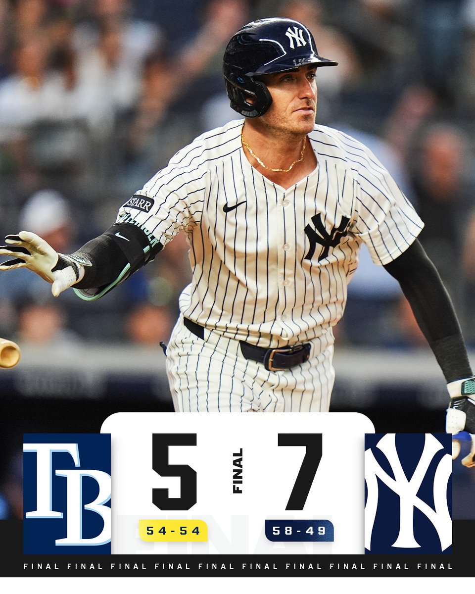 MLB (@mlb) on Twitter photo Cody Bellinger and Anthony Volpe homer as the <a href="/Yankees/">New York Yankees</a> gain 1.5 games in the AL East. Cody Bellinger and Anthony Volpe homer as the <a href="/Yankees/">New York Yankees</a> gain 1.5 games in the AL East.