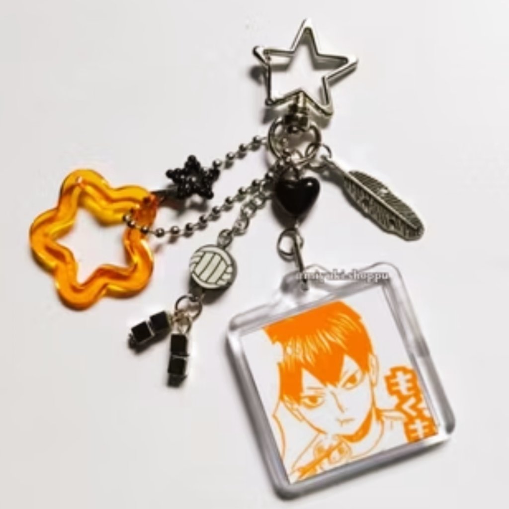 shoppiera's tweet photo. I found a pretty keychain from anime characters!🪇🧩

— a thread https://t.co/M2Le8LgPp4