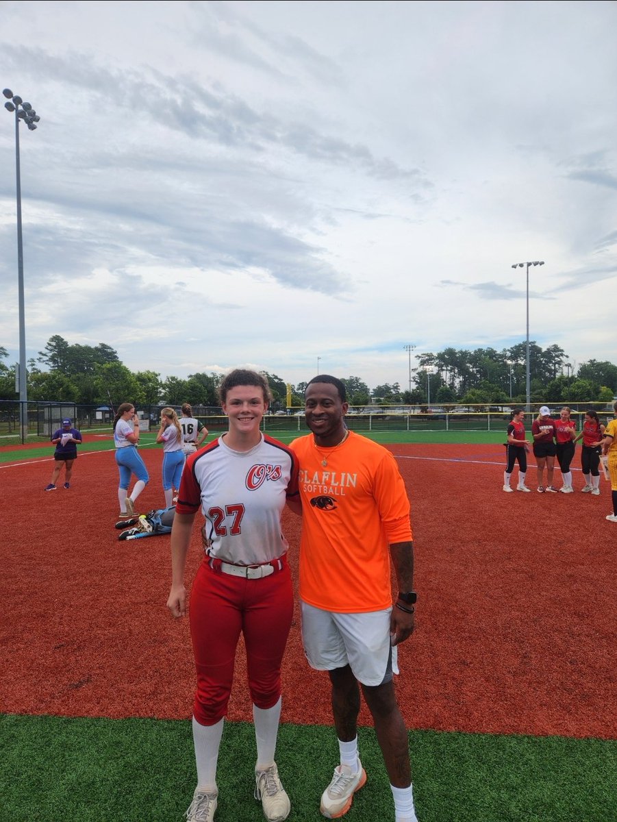 Evelyn Goodman (@evie_goodman27) on Twitter photo Thank you <a href="/ClaflinSoftball/">Claflin University Softball 🐾🧡</a> for going to the Triple Crown Camp this afternoon. I had such a great time there, and it was awesome to meet Coach Holden. Thank you <a href="/ClaflinSoftball/">Claflin University Softball 🐾🧡</a> for going to the Triple Crown Camp this afternoon. I had such a great time there, and it was awesome to meet Coach Holden.
