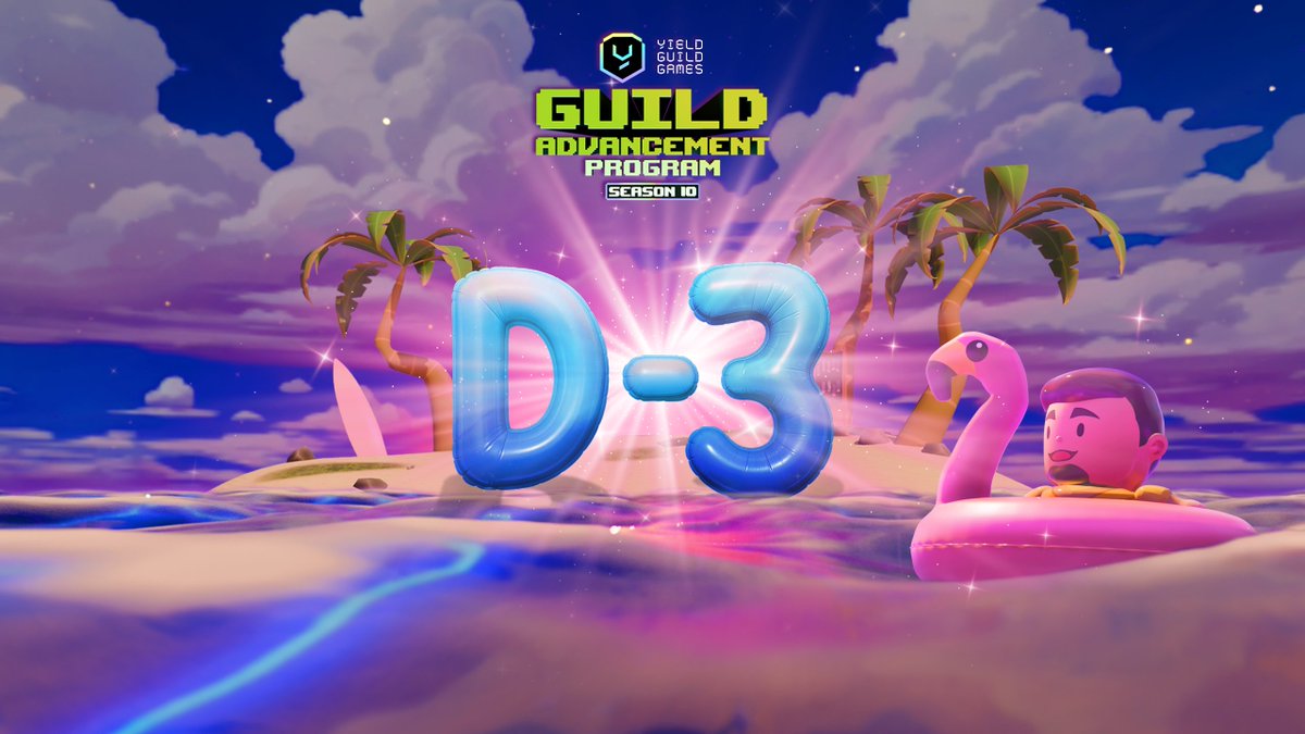 🚨 3 DAYS TO GO! 🚨

End of GAP Season 10 is almost here!

Get those quests done!
ygg.link/GAPS10