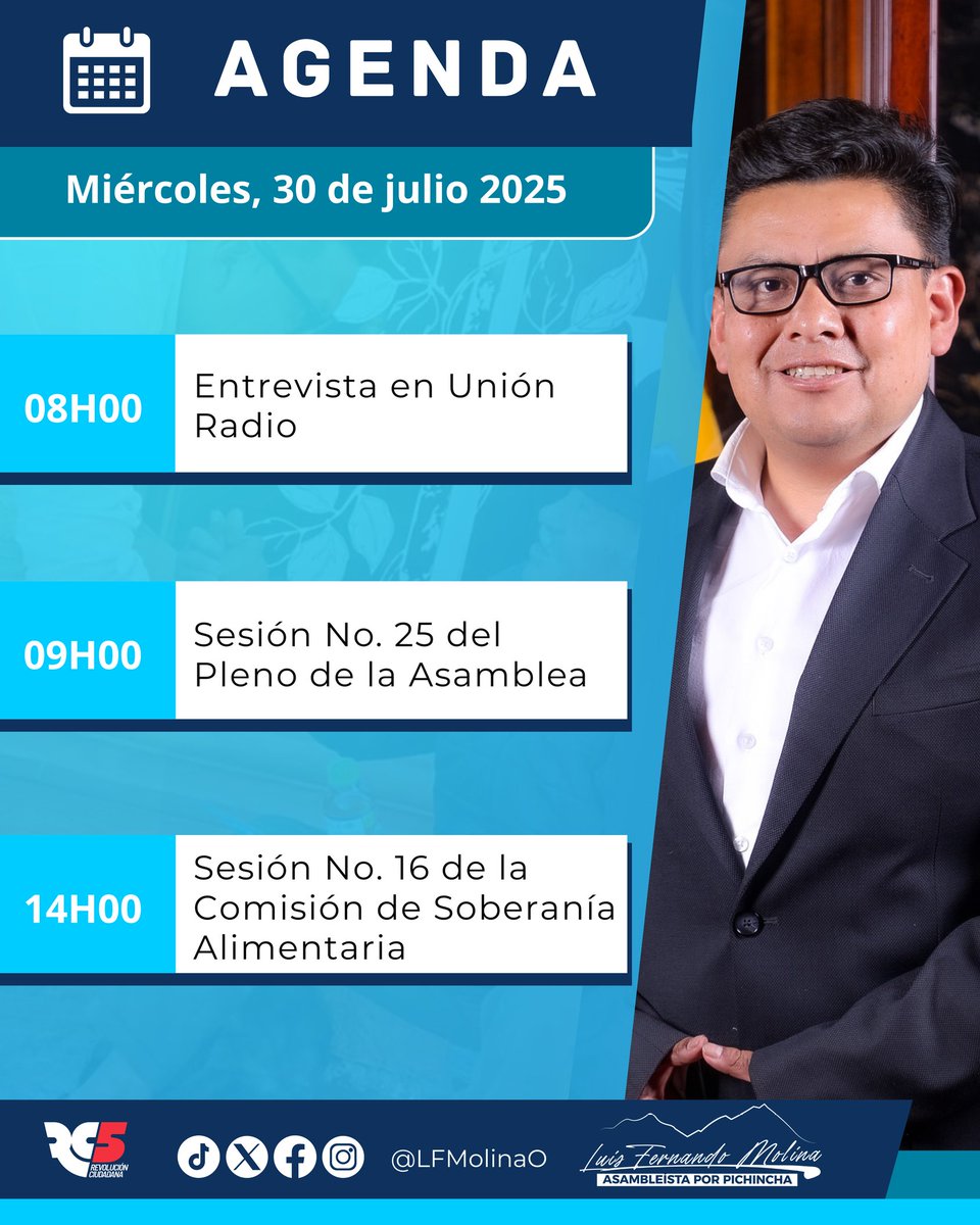 📌 Mañana en el Pleno debatiremos la ley que prohíbe el arbitraje internacional y trataremos la objeción del Ejecutivo a la ley que busca dignificar el trabajo del hogar.
En la Comisión de Soberanía Alimentaria seguimos con las reformas sobre tierras, agua y ambiente, y