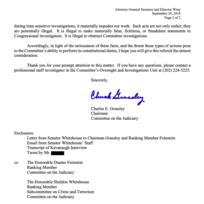 🇺🇸 Mike Davis 🇺🇸 (@mrddmia) on Twitter photo ICYMI:
<a href="/SenWhitehouse/">Sheldon Whitehouse</a> peddled a bogus conspiracy theory Justice Kavanaugh gang-raped a woman on a boat.
judiciary.senate.gov/imo/media/doc/… ICYMI:
<a href="/SenWhitehouse/">Sheldon Whitehouse</a> peddled a bogus conspiracy theory Justice Kavanaugh gang-raped a woman on a boat.
judiciary.senate.gov/imo/media/doc/…
