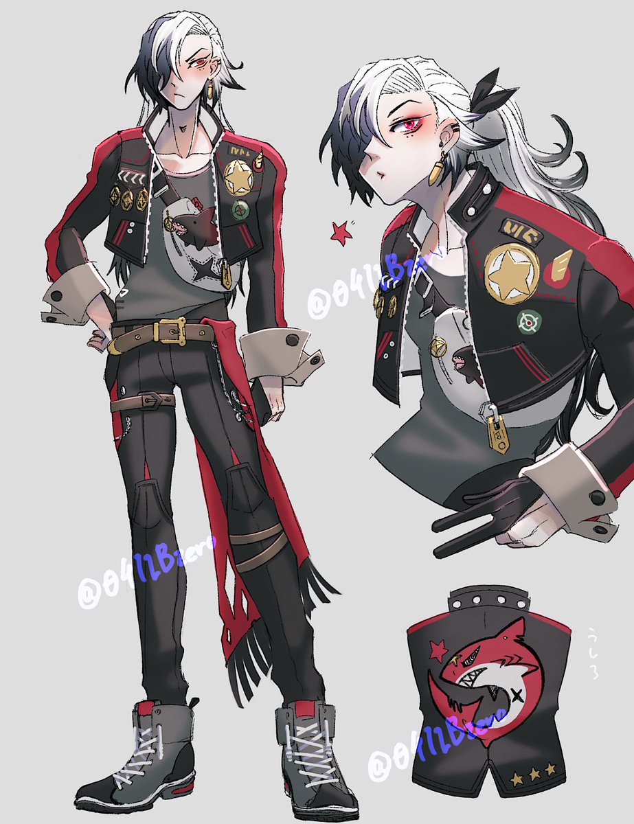 槍ニキ合わせコーデ
 #0411Bzero_illust