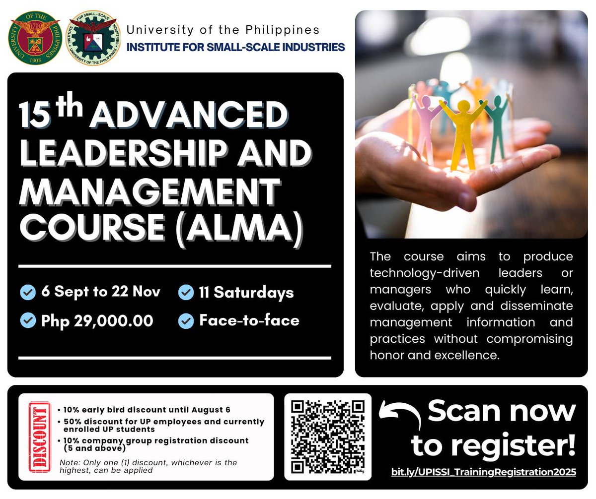 5 weeks to go. Take advantage of the early bird discount.