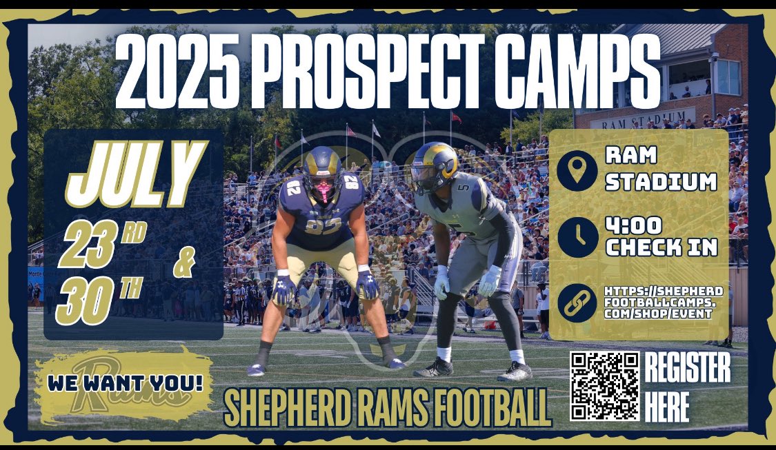 Trevyn Summey (@trevynsummey23) on Twitter photo Excited to be at the <a href="/SURamsFootball/">Shepherd Football</a> camp tommorrow to showcase my skills can’t wait to compete !. Excited to be at the <a href="/SURamsFootball/">Shepherd Football</a> camp tommorrow to showcase my skills can’t wait to compete !.