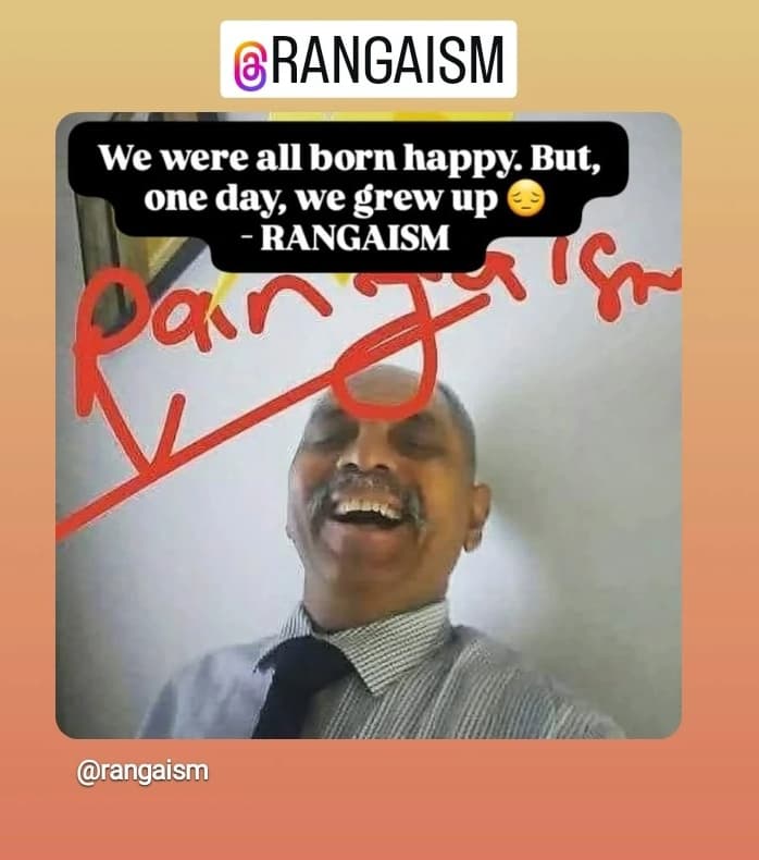 When did you laugh last?
Did your laugh last?
Were you the last to laugh?
Why did you laugh? Did someone make you laugh?

Or did you laugh because you had no choice 🤔 

 #arise #AchalRangaswamyTheCoach