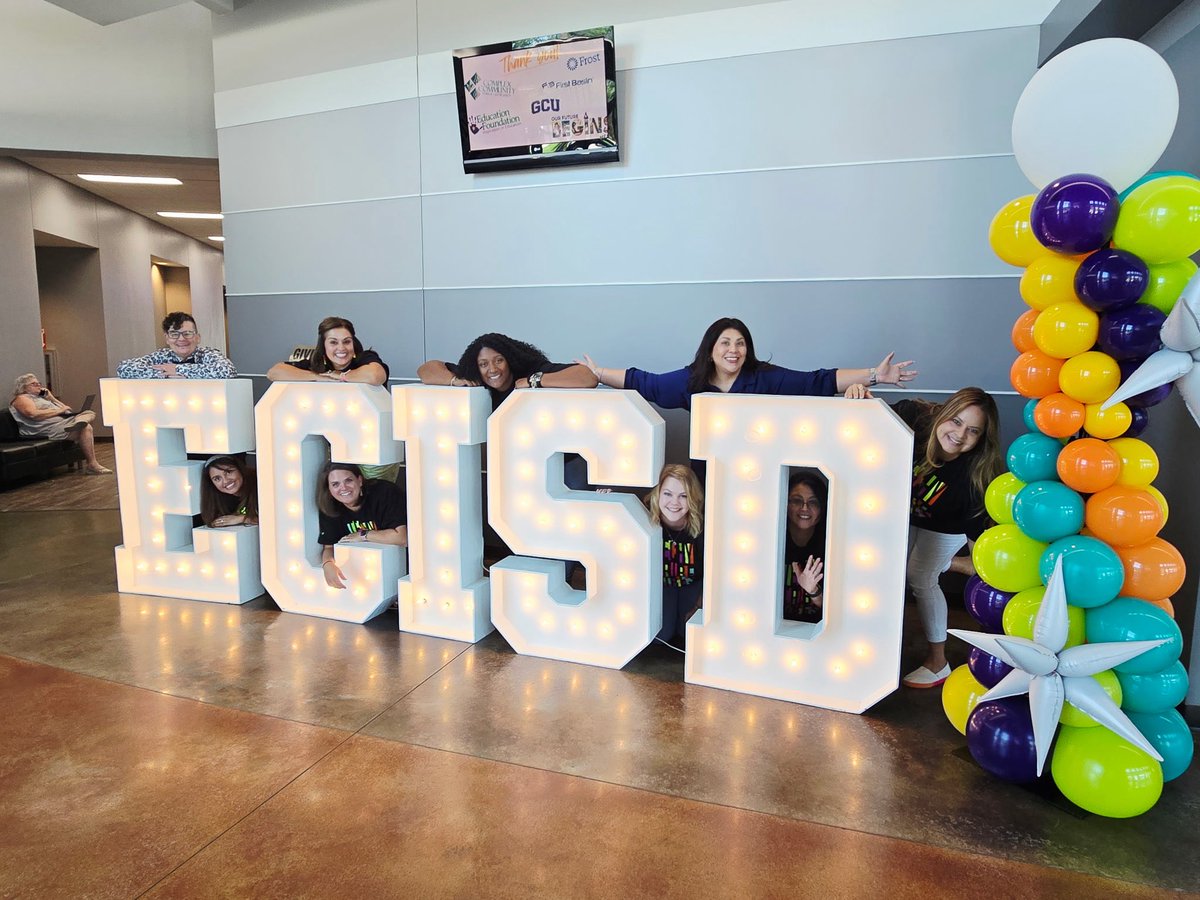 We’re off 🚀to another great school year! The DL team <a href="/TechECISD/">ECISD Digital Learning</a> enjoyed teaming up with our friends from <a href="/EcisdSocial/">ECISD Social Studies</a> and <a href="/EcisdOPT/">Odessa Pathway to Teaching</a> among other departments to support our new teachers 👨‍🏫 🧑‍🏫